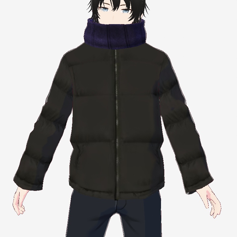 129_VroidCustomitem_Clothes ダウンジャケット