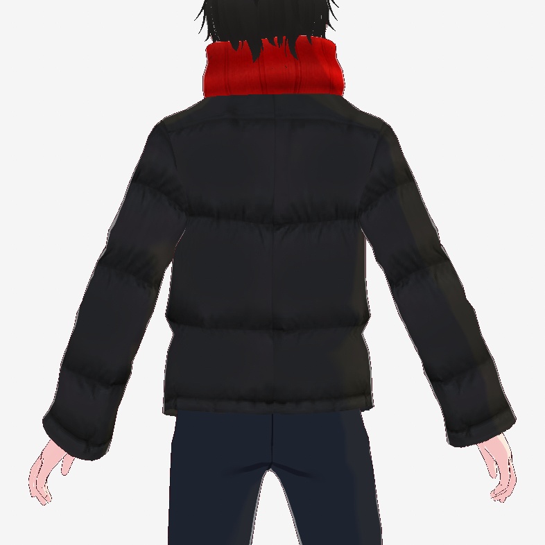 129_VroidCustomitem_Clothes ダウンジャケット