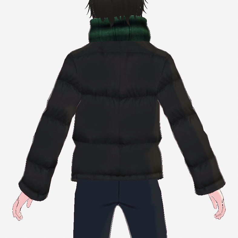 129_VroidCustomitem_Clothes ダウンジャケット