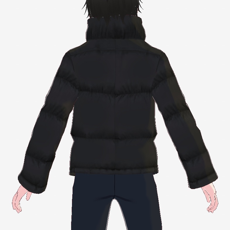 129_VroidCustomitem_Clothes ダウンジャケット