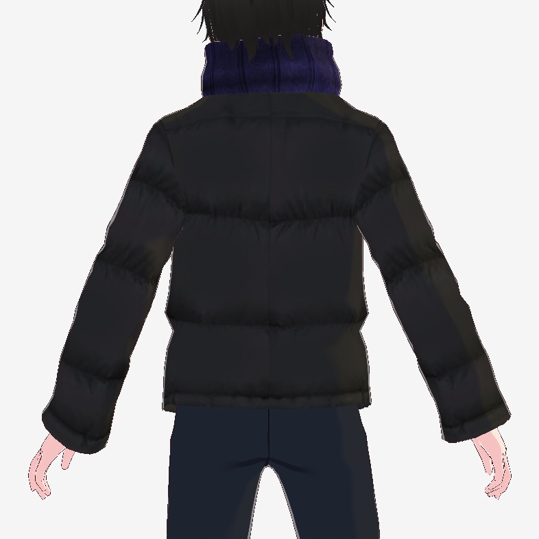129_VroidCustomitem_Clothes ダウンジャケット