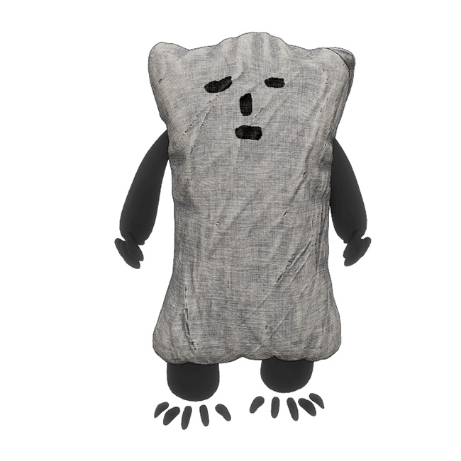 袋をかぶっているアバター