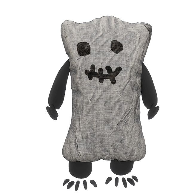 袋をかぶっているアバター