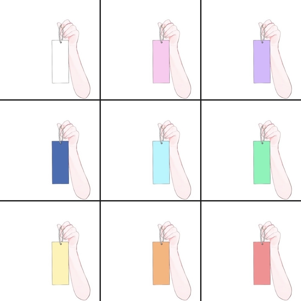 【VTuber】七夕短冊 手素材