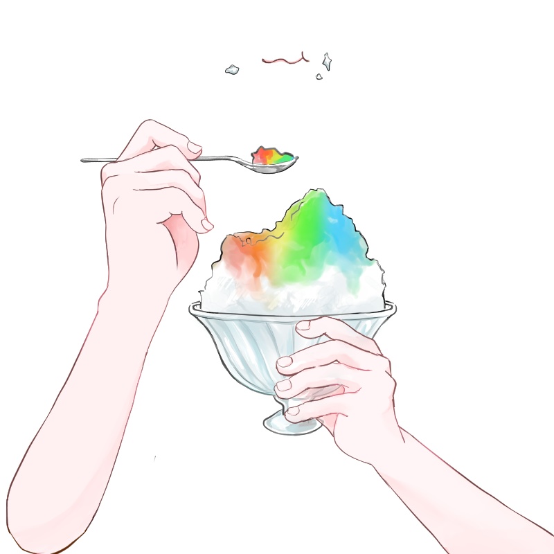 【VTuber】かき氷 手素材