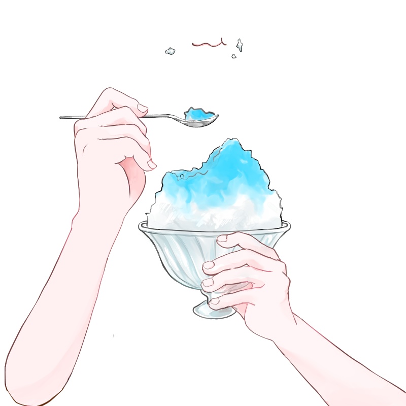 【VTuber】かき氷 手素材