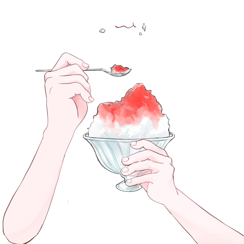 【VTuber】かき氷 手素材