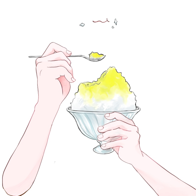 【VTuber】かき氷 手素材