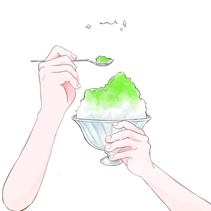 【VTuber】かき氷 手素材