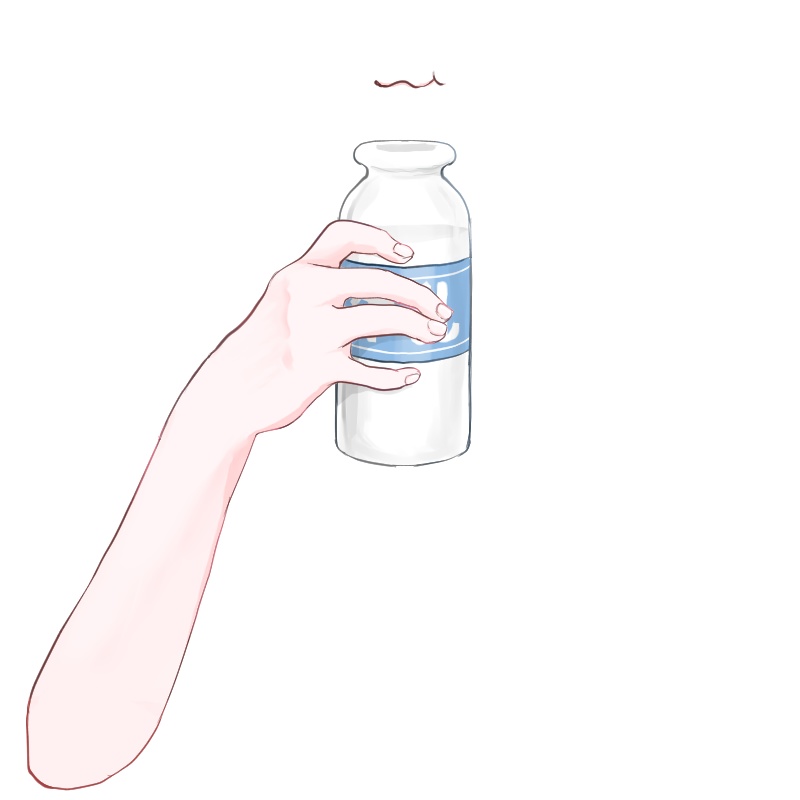 【VTuber】牛乳 手素材