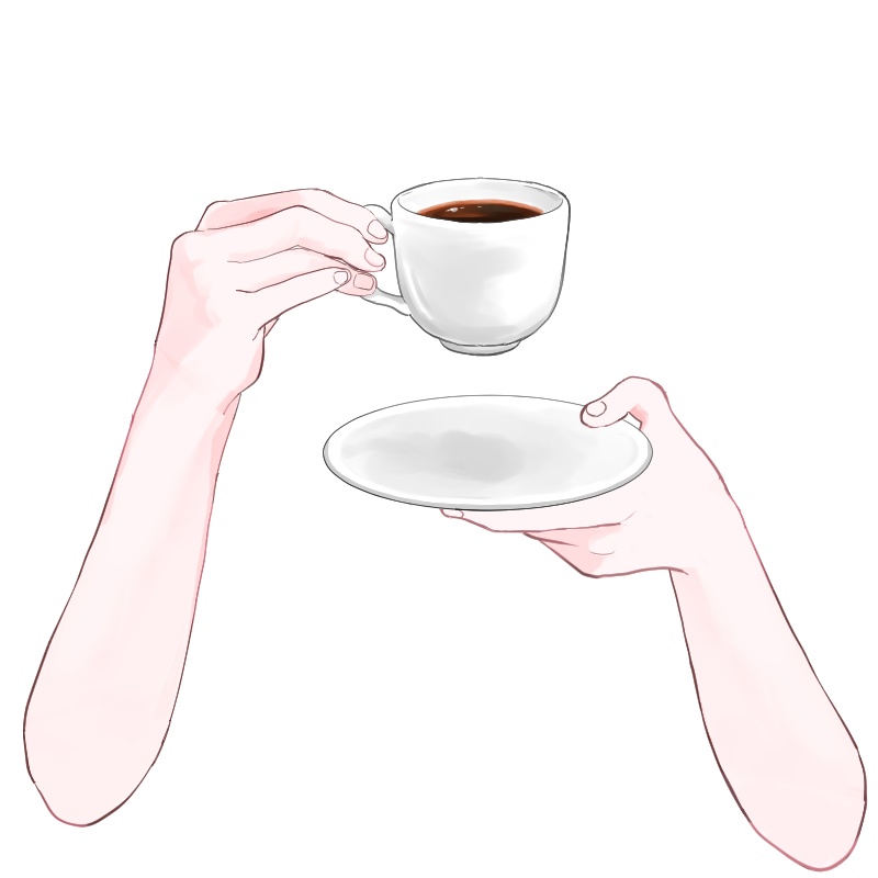 【VTuber】コーヒー 手素材