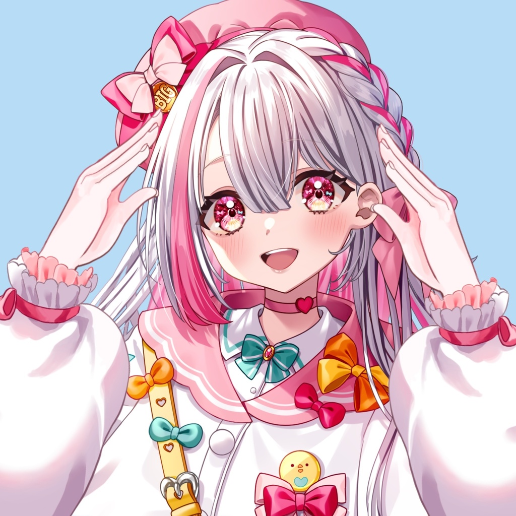 【VTuber】犬耳・泣きポーズ 手素材