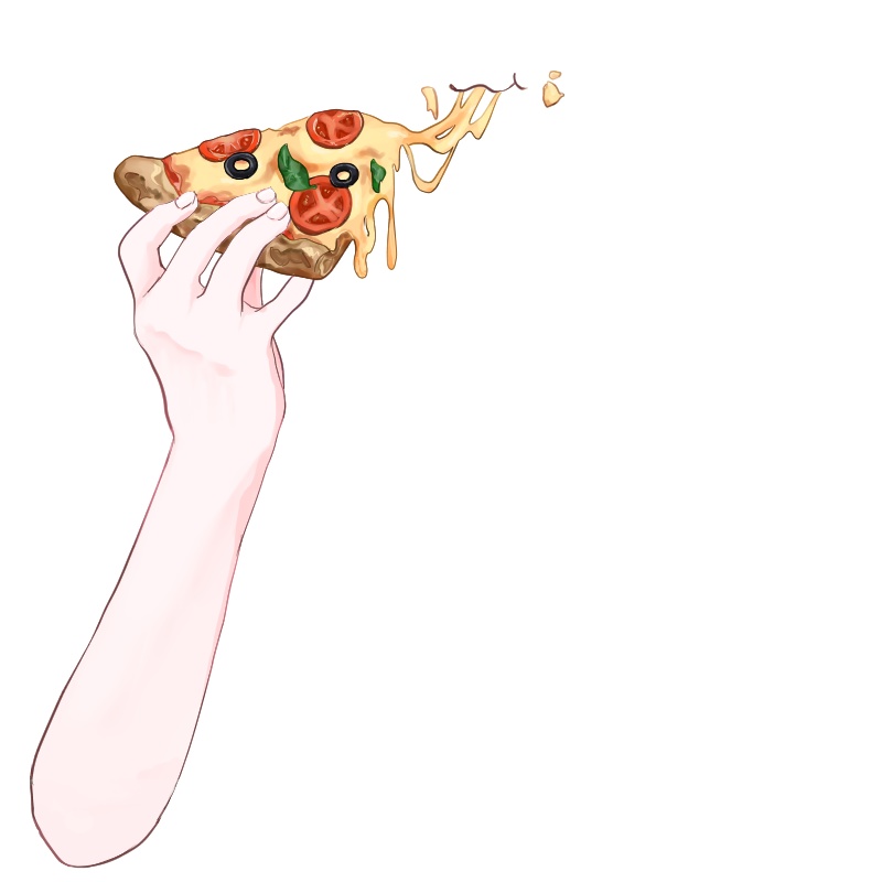 【VTuber】ピザ 手素材