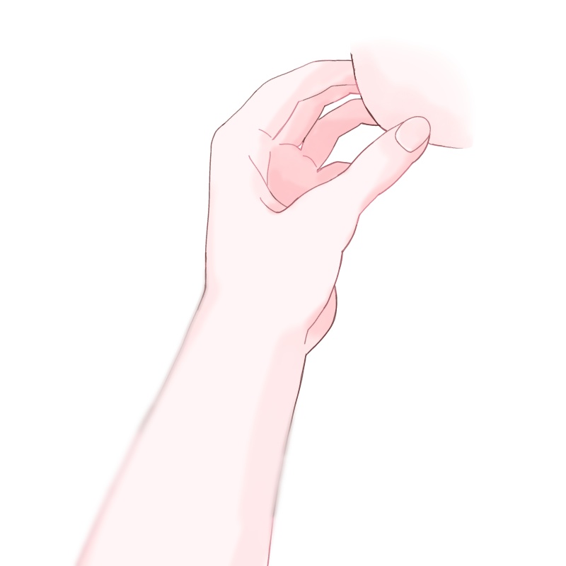 【VTuber】ほっぺつままれ 手素材