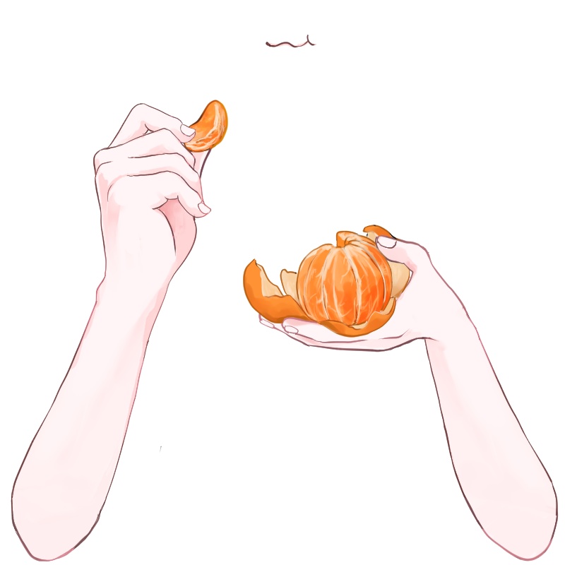 【VTuber】みかん 手素材