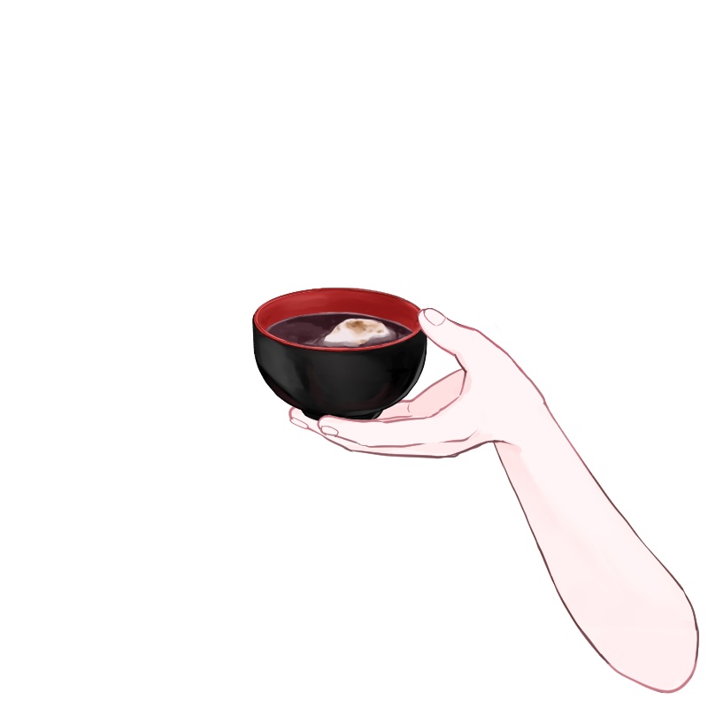 【VTuber】ぜんざい・おしるこ 手素材