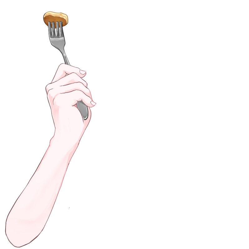 【VTuber】パンケーキ・ホットケーキ 手素材