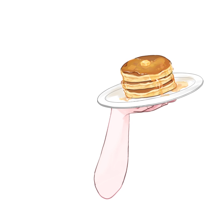 【VTuber】パンケーキ・ホットケーキ 手素材