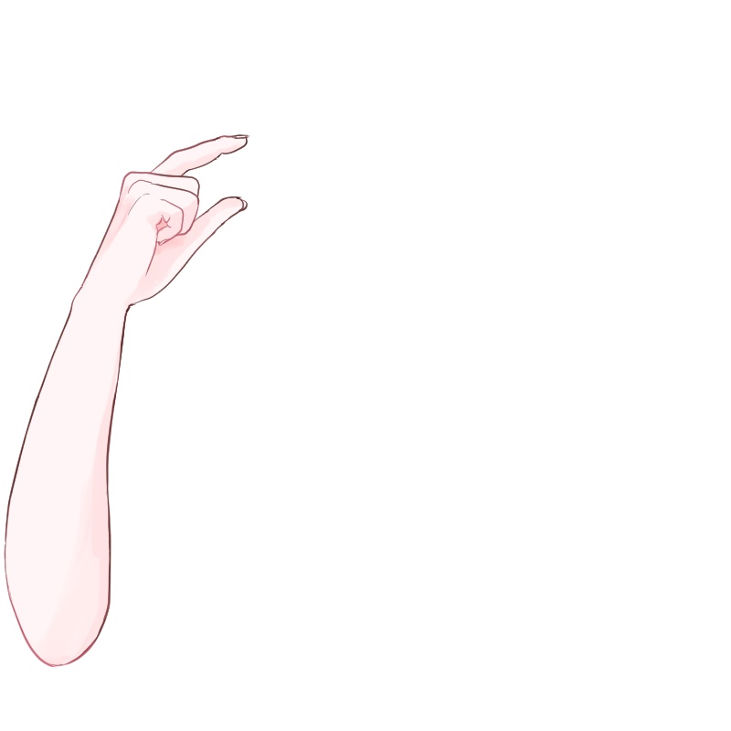 【VTuber】手素材6種(ナイフ、フォーク、つまむ、つかむ、箸、スプーン(あーん))