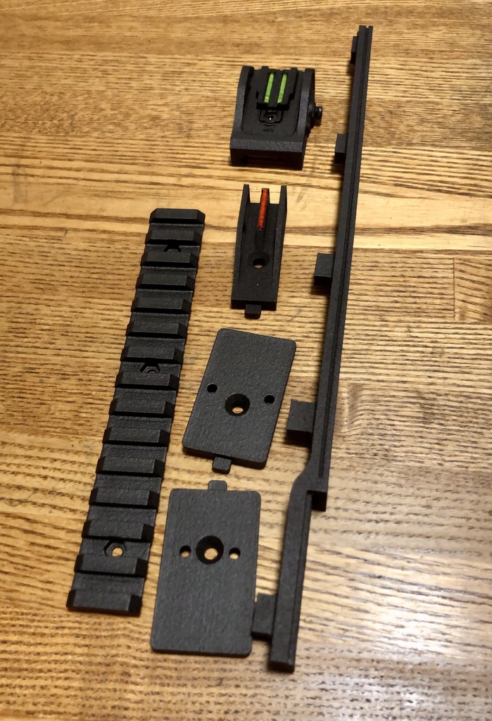 CA870トップレール & フロントサイトマウント