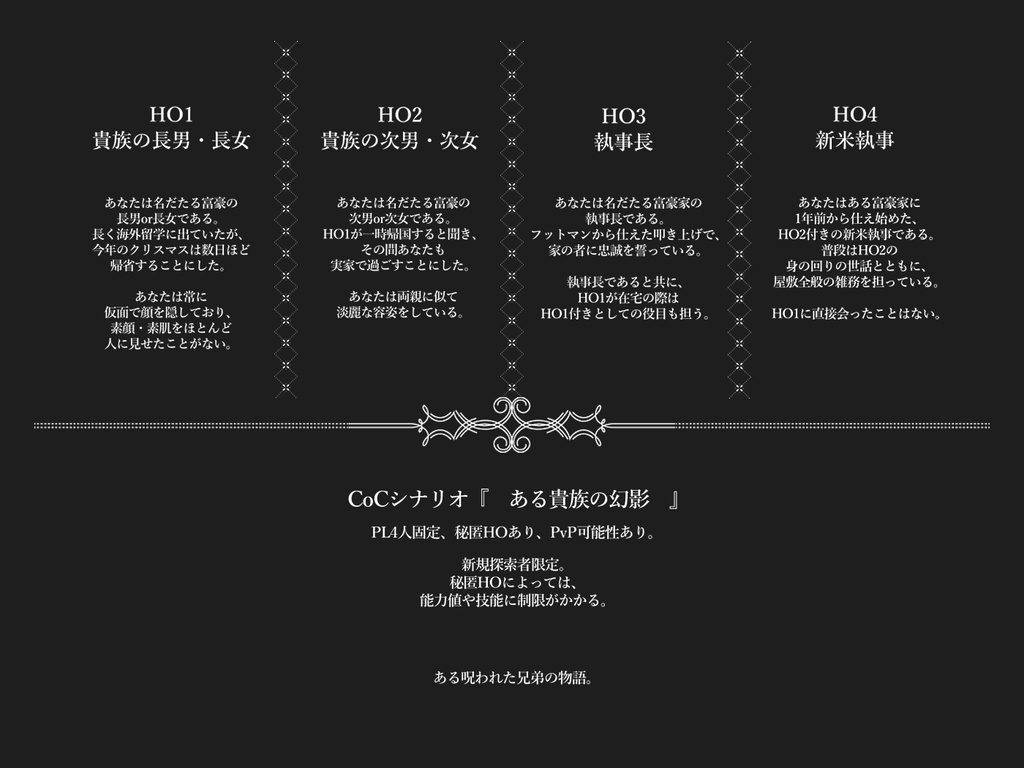 ある貴族の幻影【CoC6th】