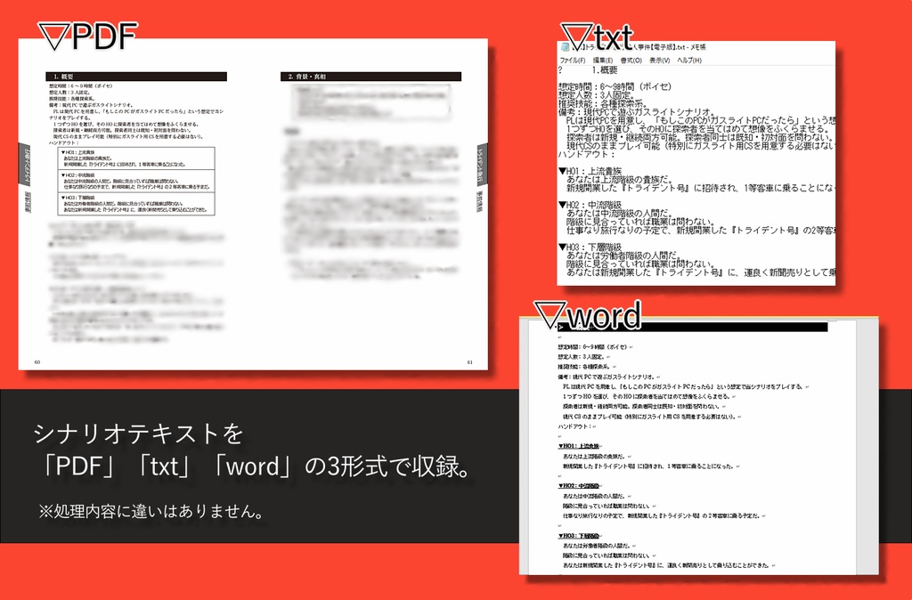 トライデント急行殺人事件【CoC6版】【中国語版同封/中文版】