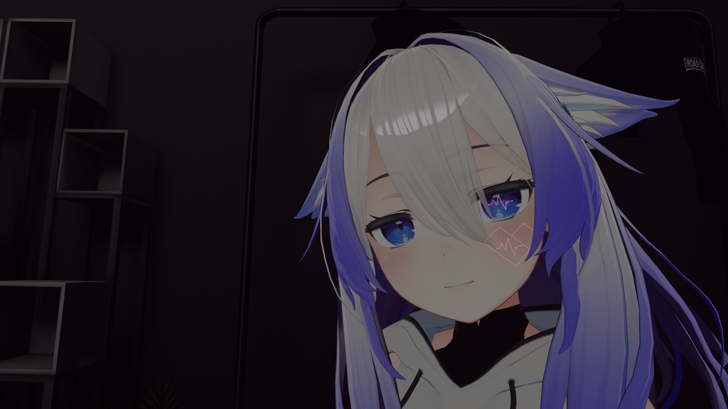 【Vrchat想定】Heart Scope タトゥー