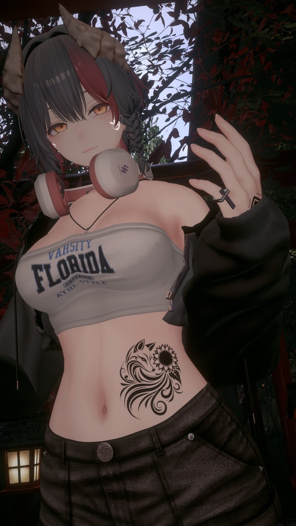 【VRChat想定】風狐四季