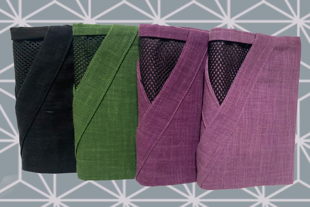 忍装束風ブックカバー