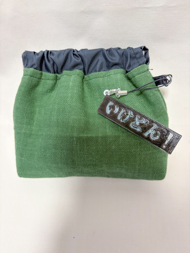 忍モチーフ バネ口ポーチ