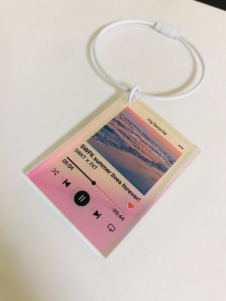 SWFKsummerオーロラアクリルキーホルダー