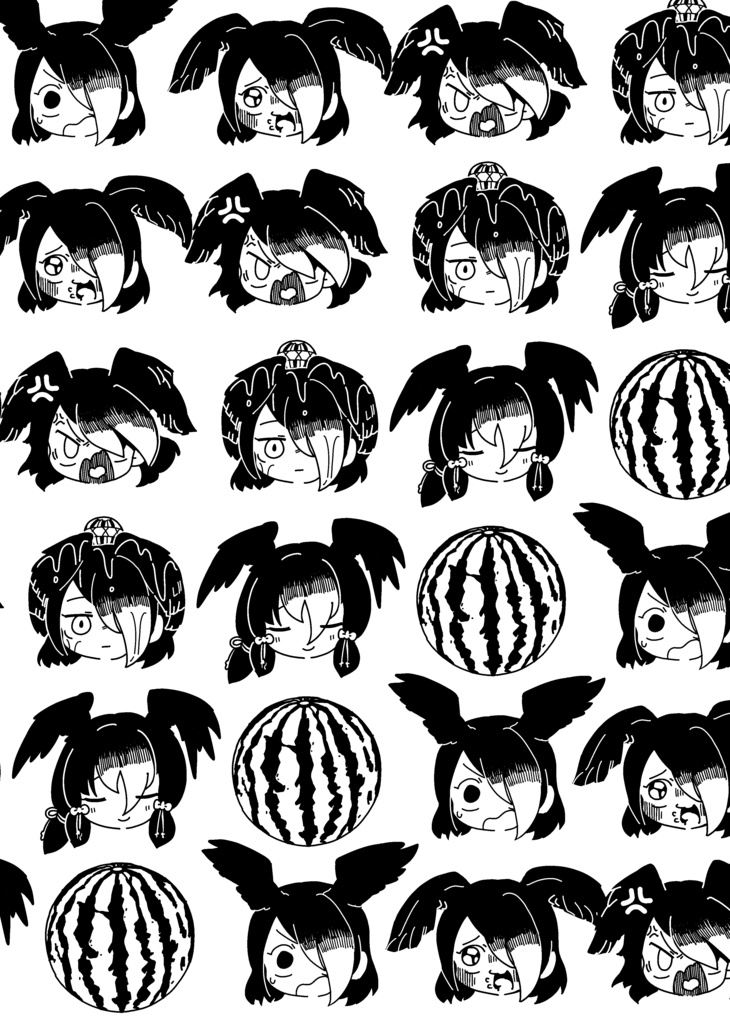 【けもフレ】 二次創作長編漫画「カラスとスイカ(上)」