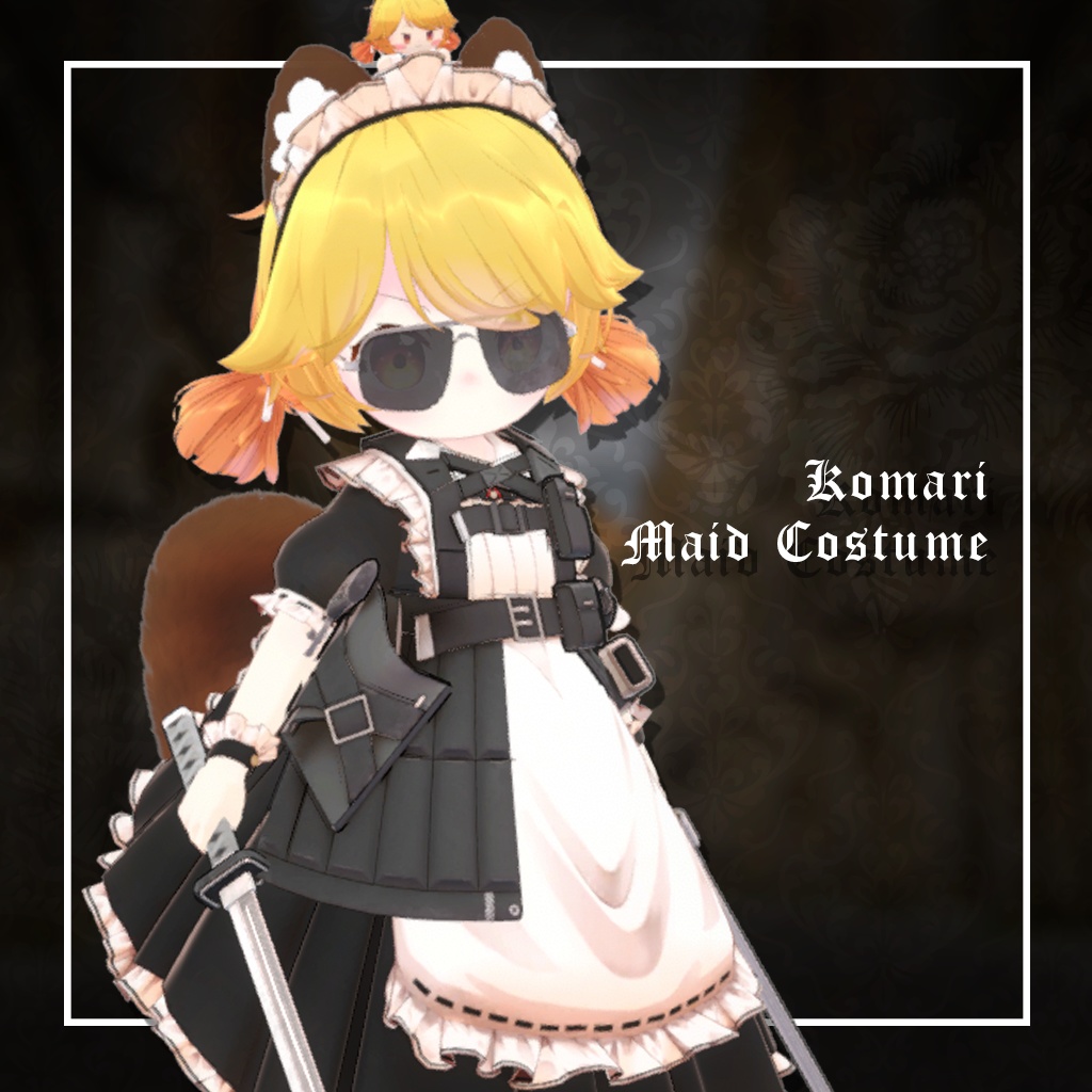 「9アバター対応」戦闘メイドセット