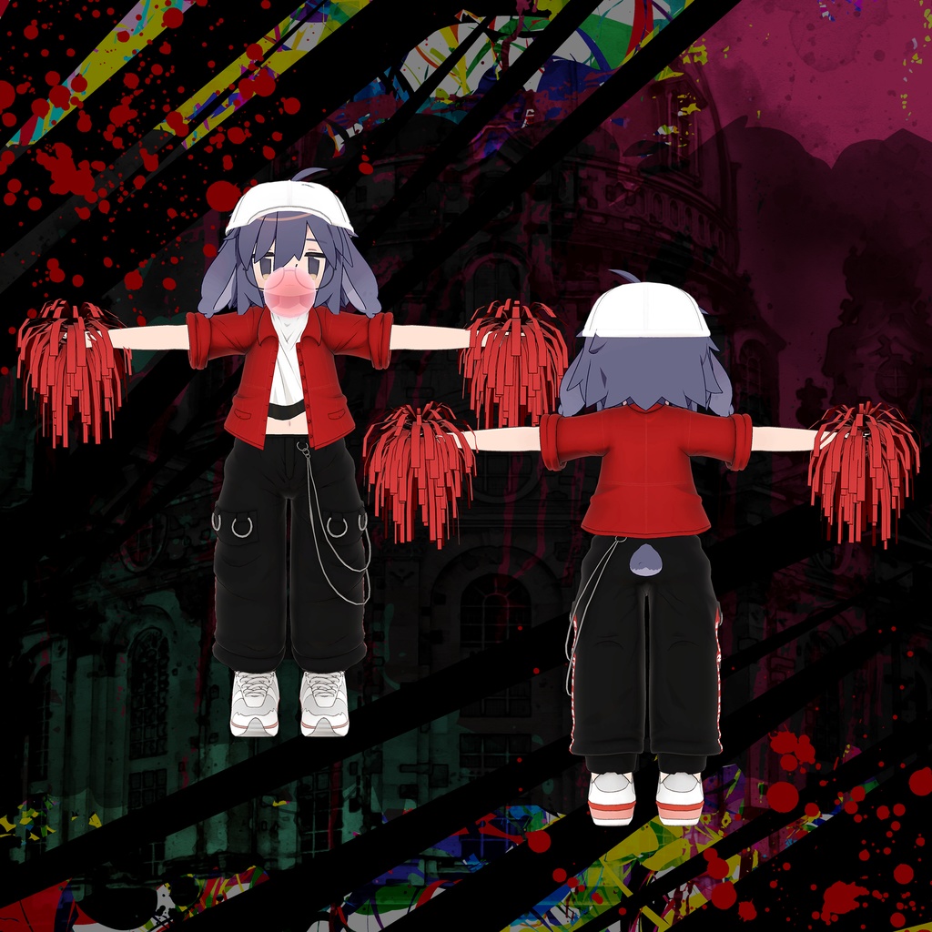 【8アバター対応】Hiphop服