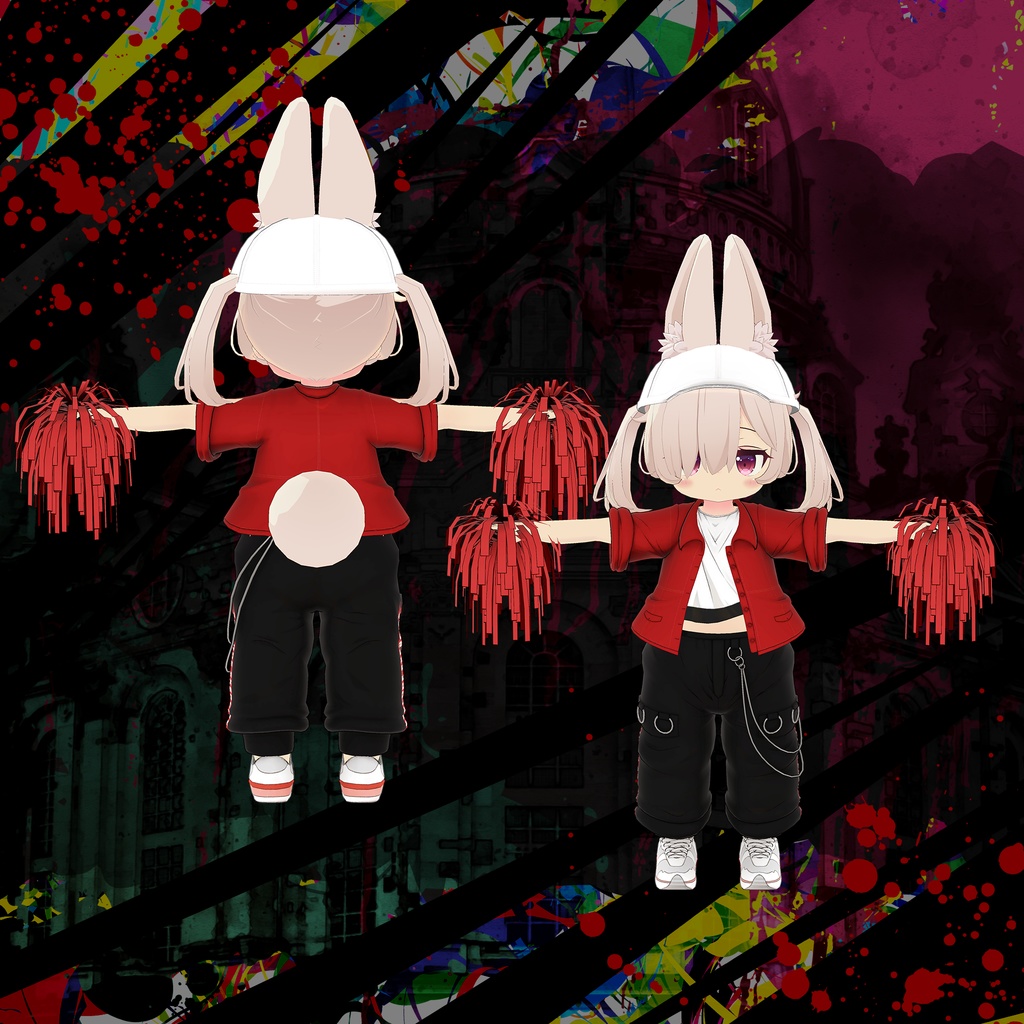 【8アバター対応】Hiphop服