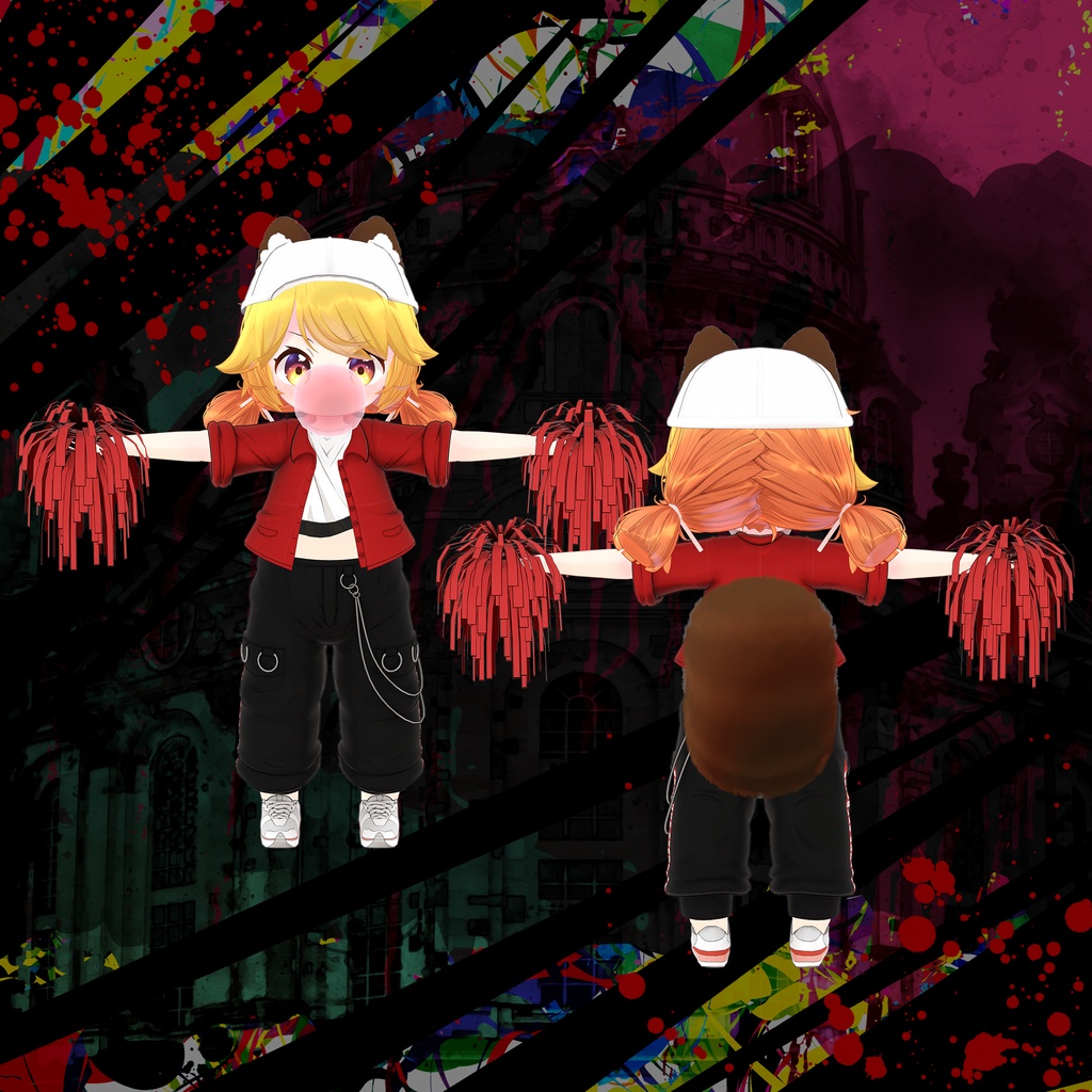 【8アバター対応】Hiphop服