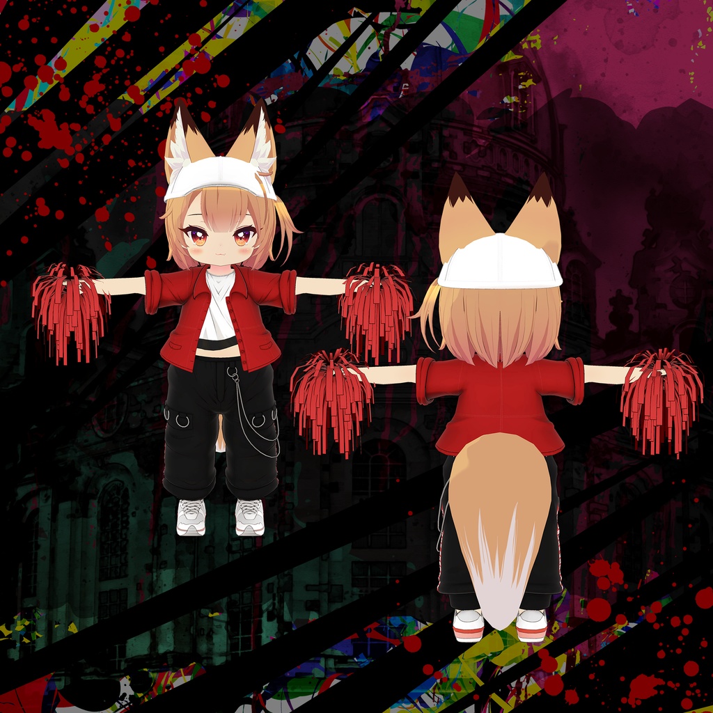 【8アバター対応】Hiphop服