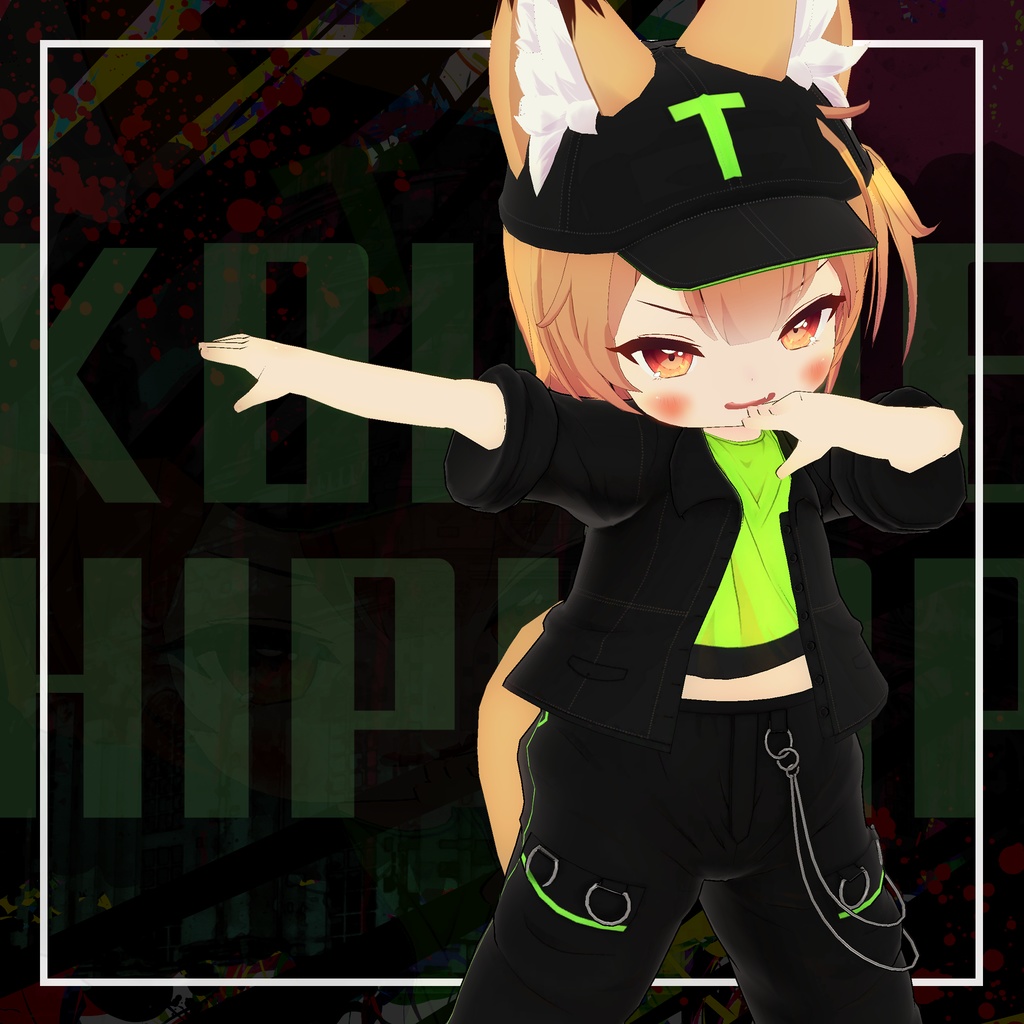 【8アバター対応】Hiphop服