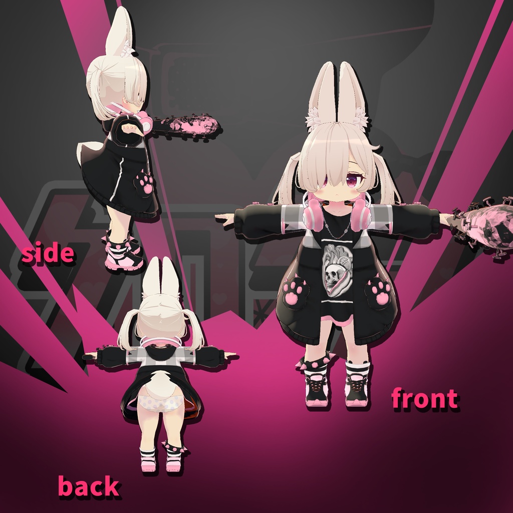 【12アバター対応】クロクマ