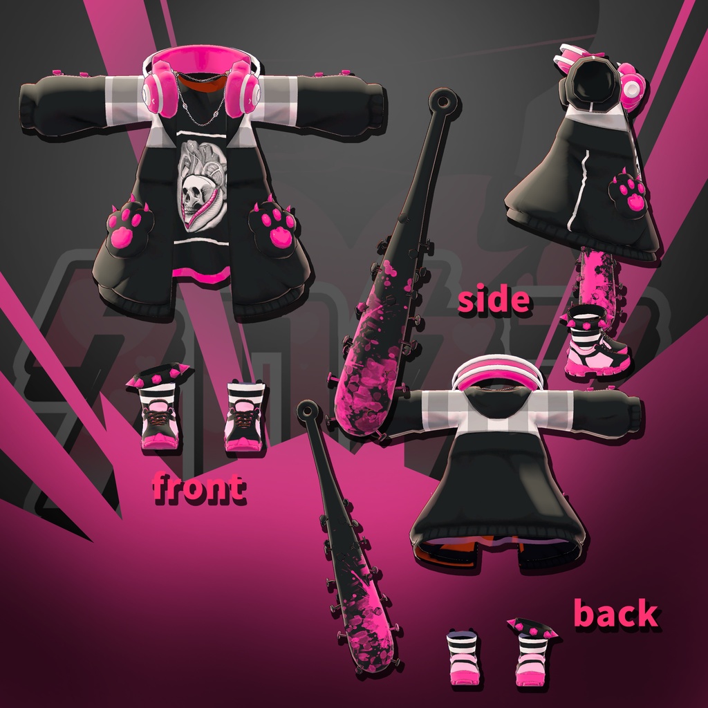 【12アバター対応】クロクマ