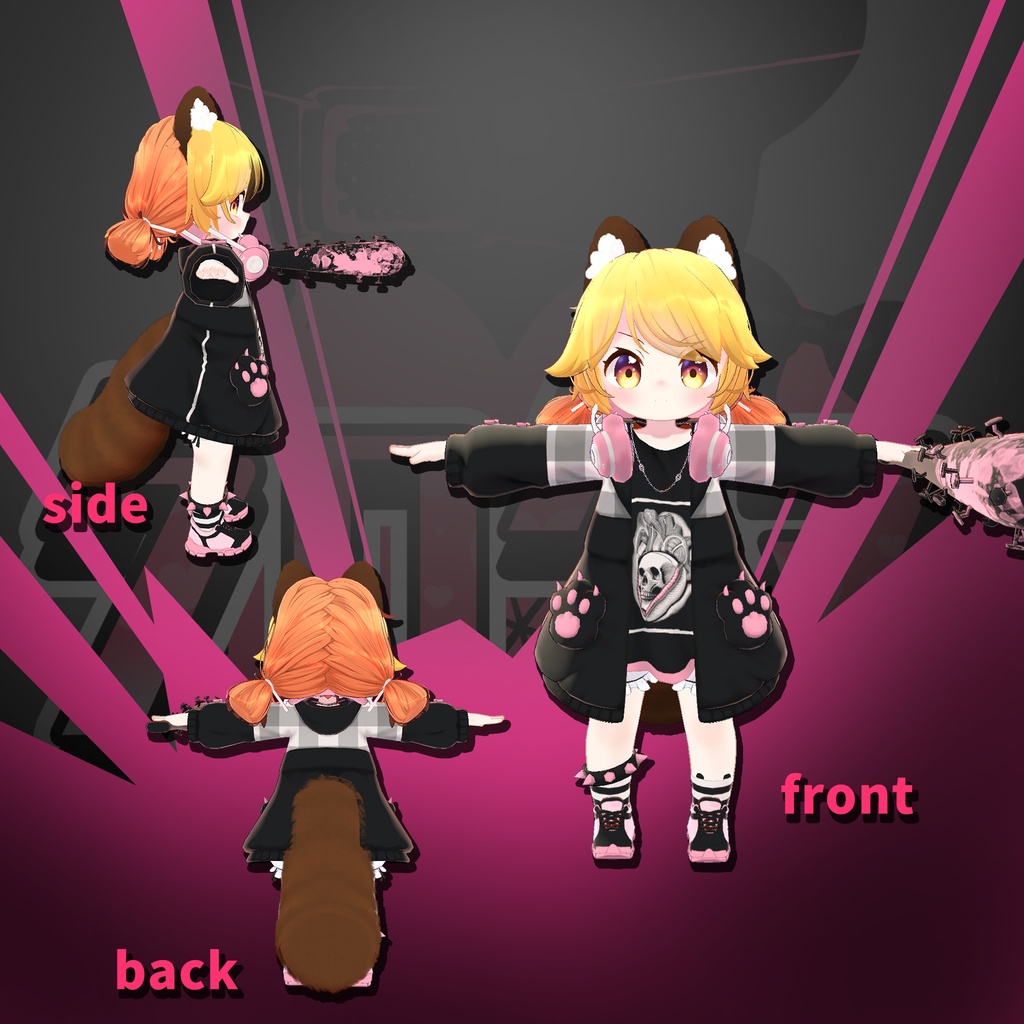 【12アバター対応】クロクマ