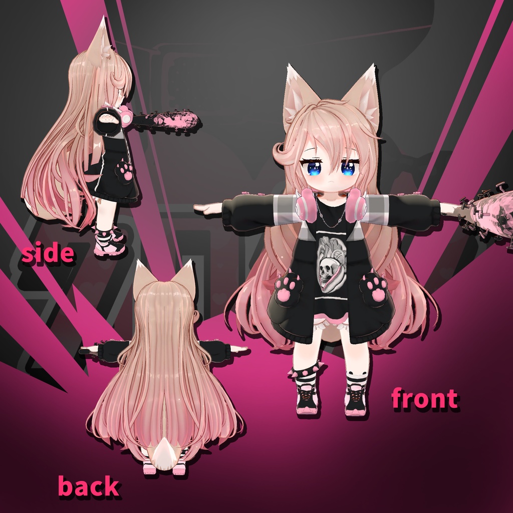 【12アバター対応】クロクマ