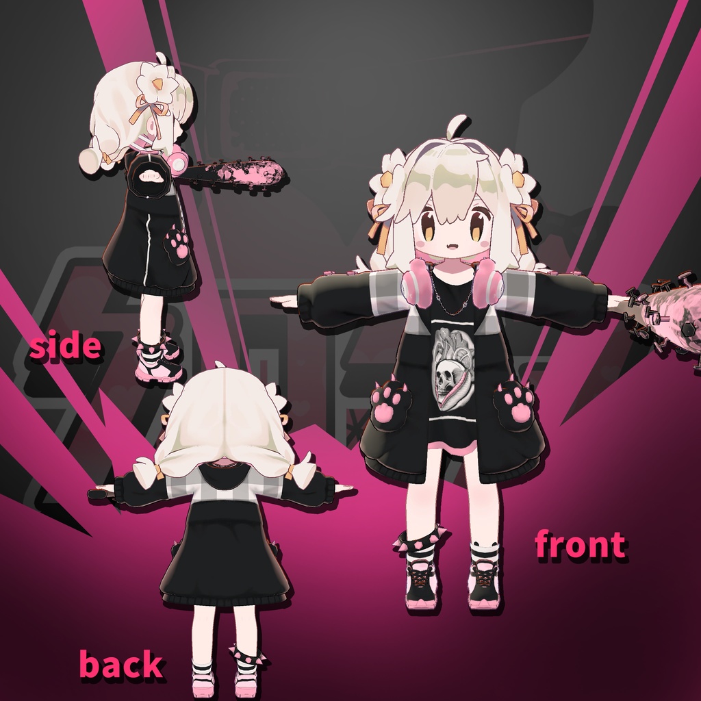 【12アバター対応】クロクマ