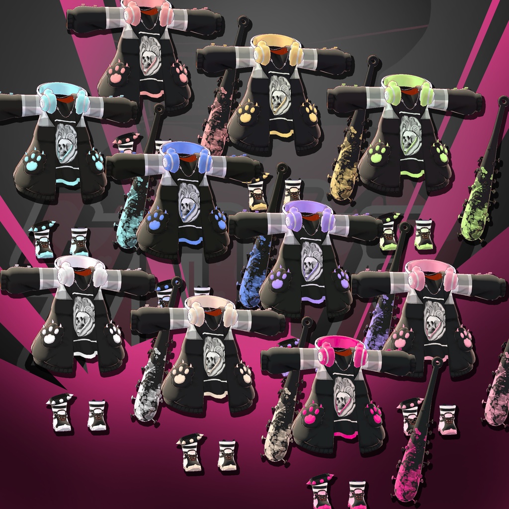 【12アバター対応】クロクマ