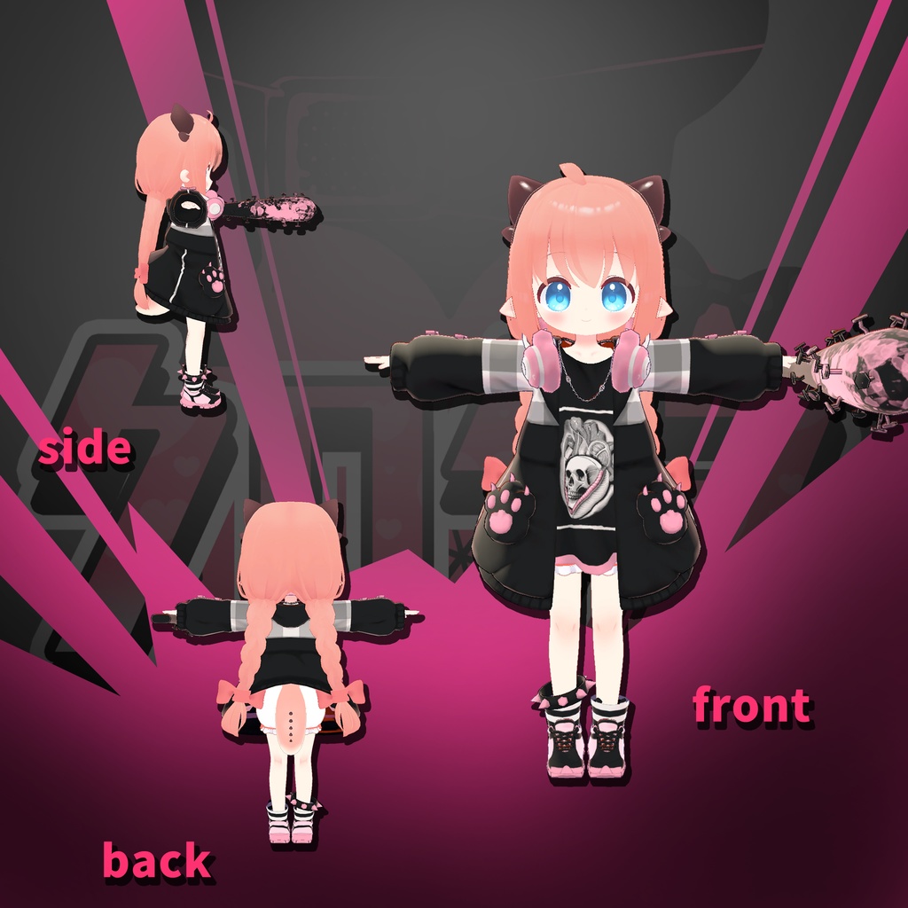 【12アバター対応】クロクマ