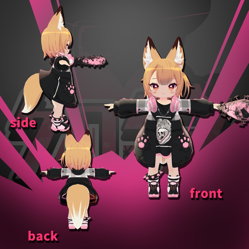 【12アバター対応】クロクマ