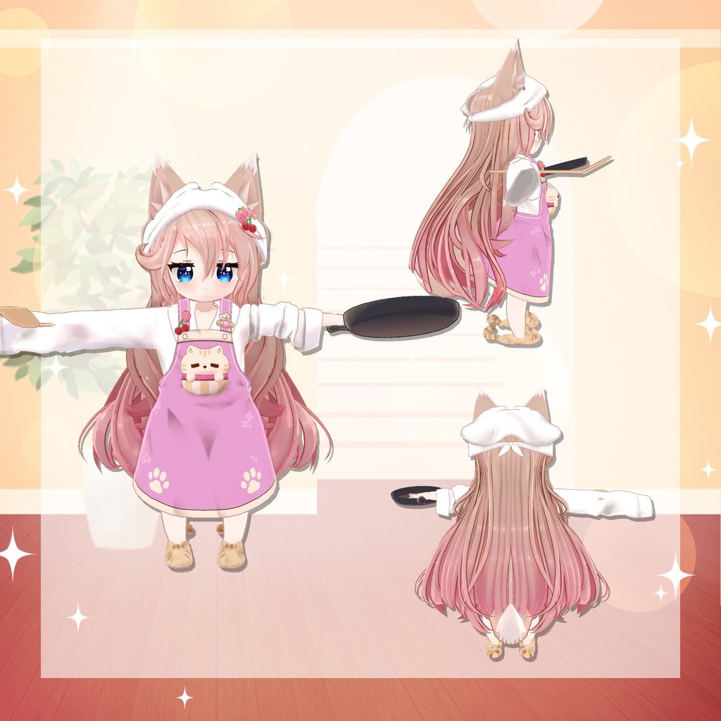 【12アバター対応】へへのオーバーエプロン