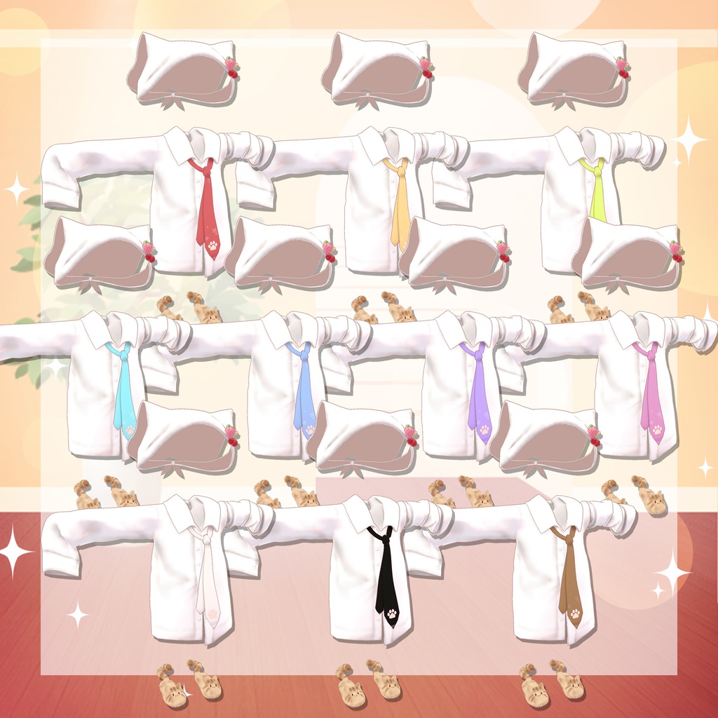 【12アバター対応】へへのオーバーエプロン