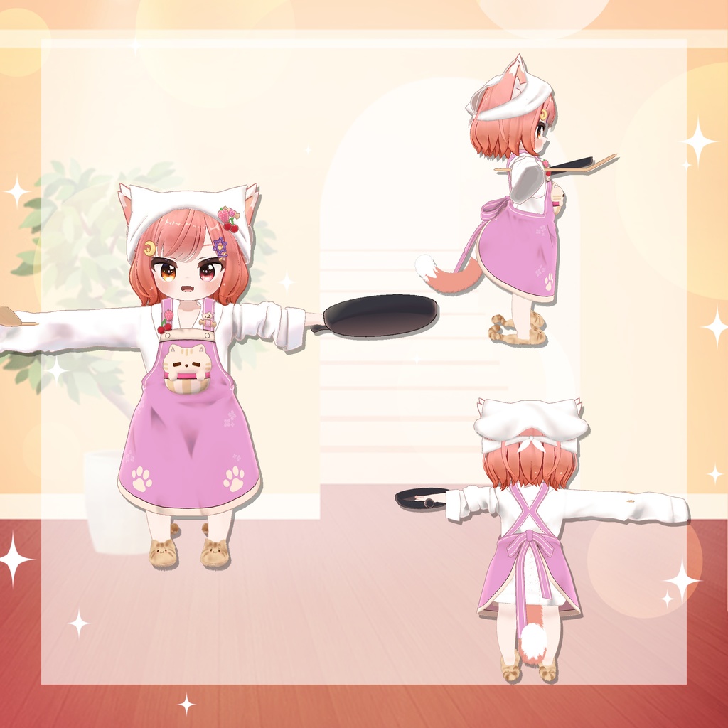 【12アバター対応】へへのオーバーエプロン