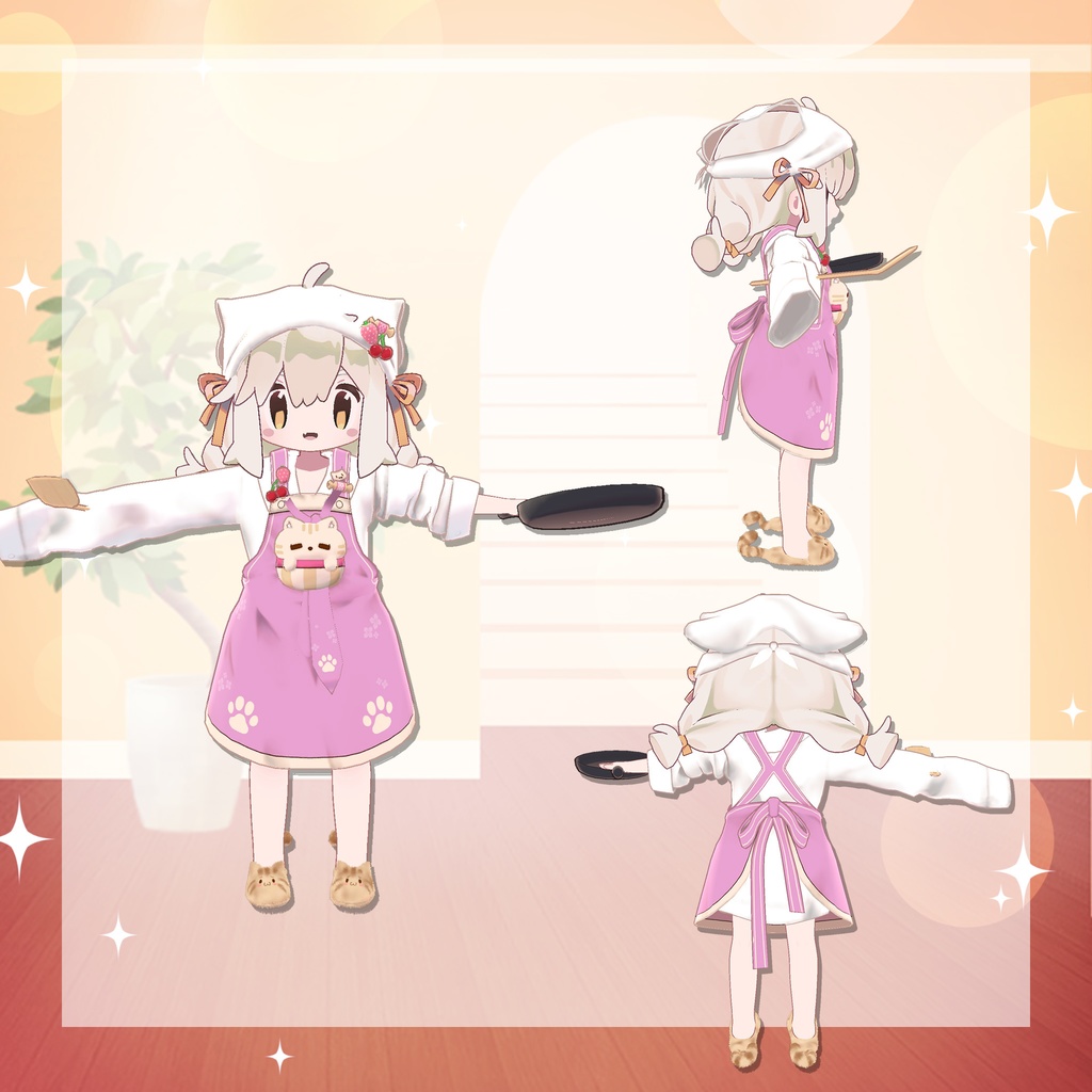 【12アバター対応】へへのオーバーエプロン